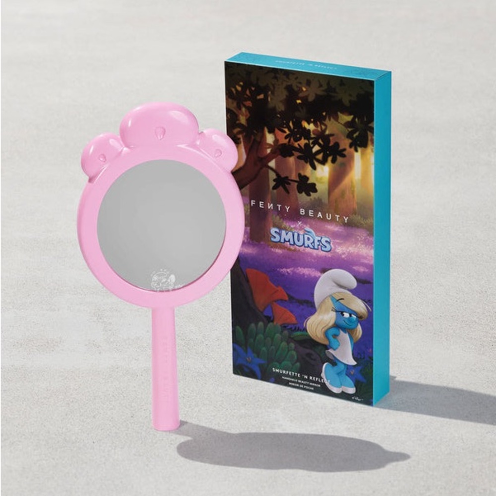 Fenty Beauty Smurfs Smurfete Reflect Pink Hand Mirror
